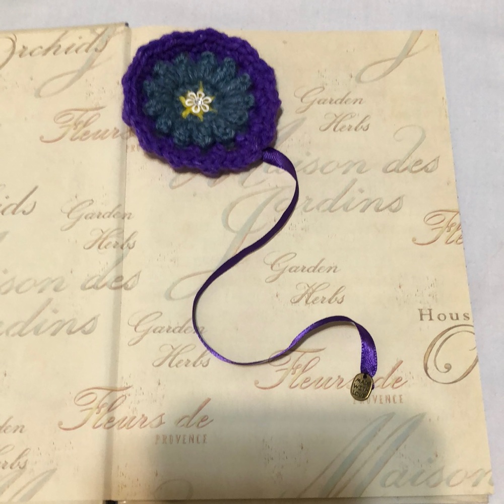 flower bookmark Handmade crochet